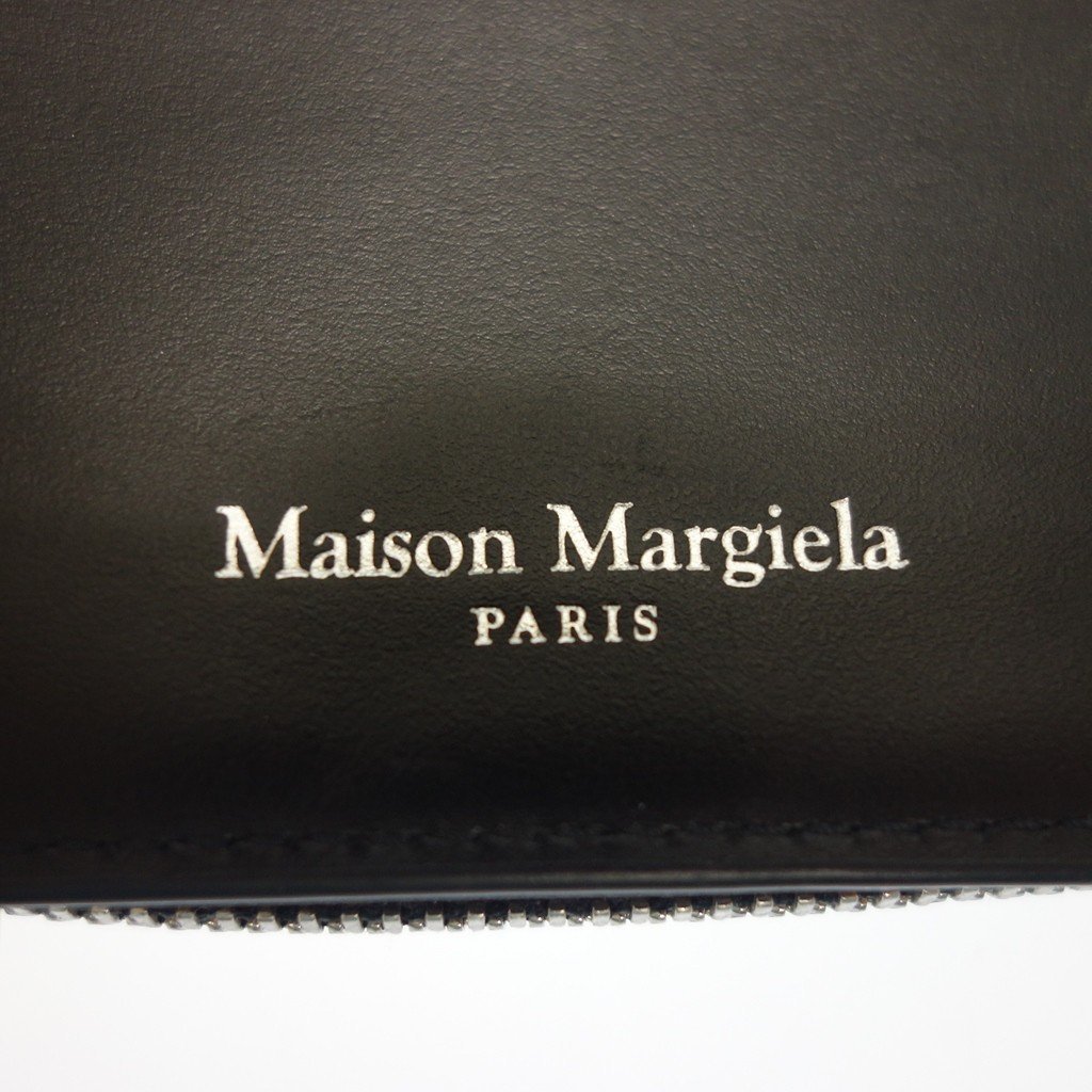 美品◆メゾンマルジェラ 二つ折り財布 グレインレザー SA1UI0020 ブラック Maison Margiela【AFI5】_画像7