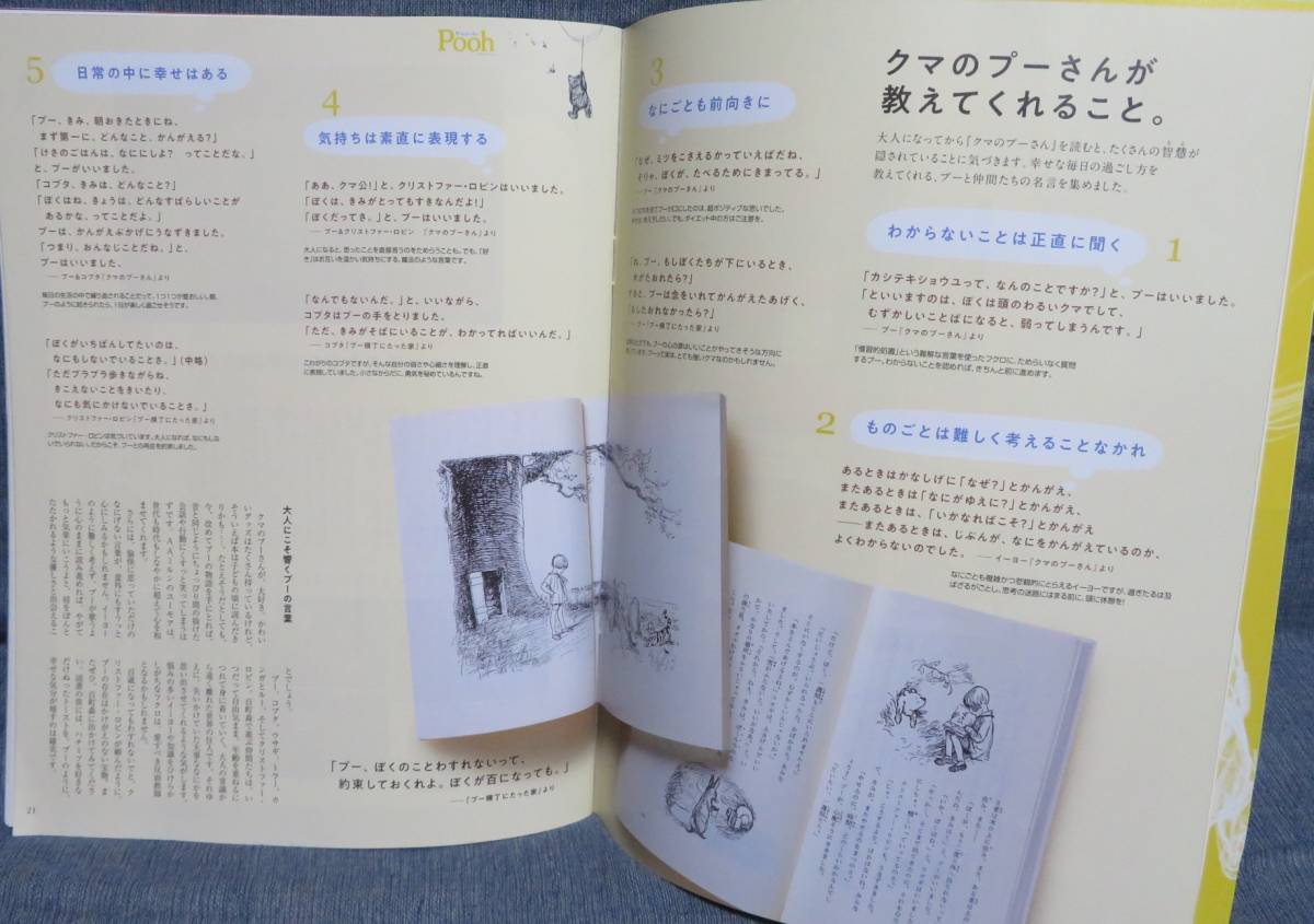 【MOE No.473 2019年3月号】月刊モエ★特集 今だから会いたい クマのプーさん★綴込み付録：ヒグチユウコ「バラエティカード」つきの画像4