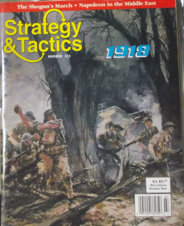 DG/STRATEGY&TACTICS NO.223/1918:IMPERIAL GERMANY'S LAST CHANCE/駒未切断/日本語訳無し