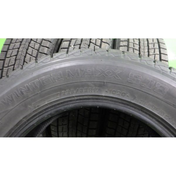 ダンロップ WINTER MAXX SJ8 225/65R17 4本SET◆2018年製9分山スタッドレス◆中古 特筆すべき損傷なし◆白石区手渡し可◆エクストレイル等_画像9