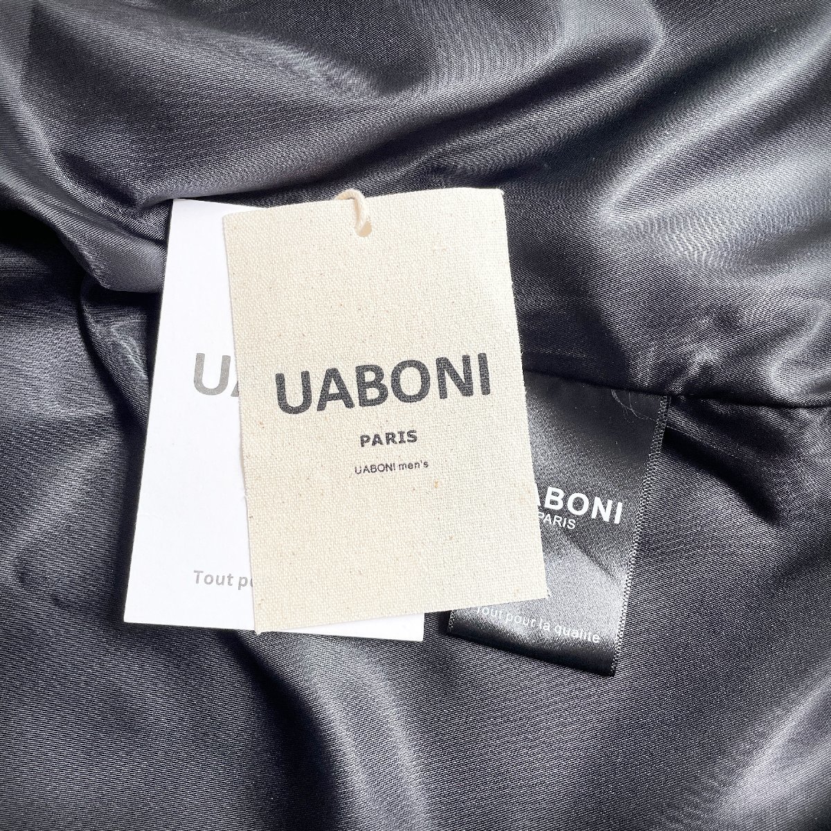 最高級EU製＆定価7万◆UABONI*Paris*ジャケット*ユアボニ*パリ発◆薄手 オシャレ 切替 マウンテンパーカー アウター 春夏 普段着 2XL/52_画像9