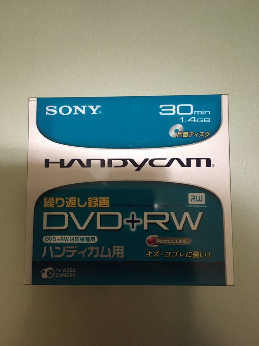 SONY DVD＋RW 8cm 30分 日本製 レンズクリーナー おまけ付きハンディカム_画像2