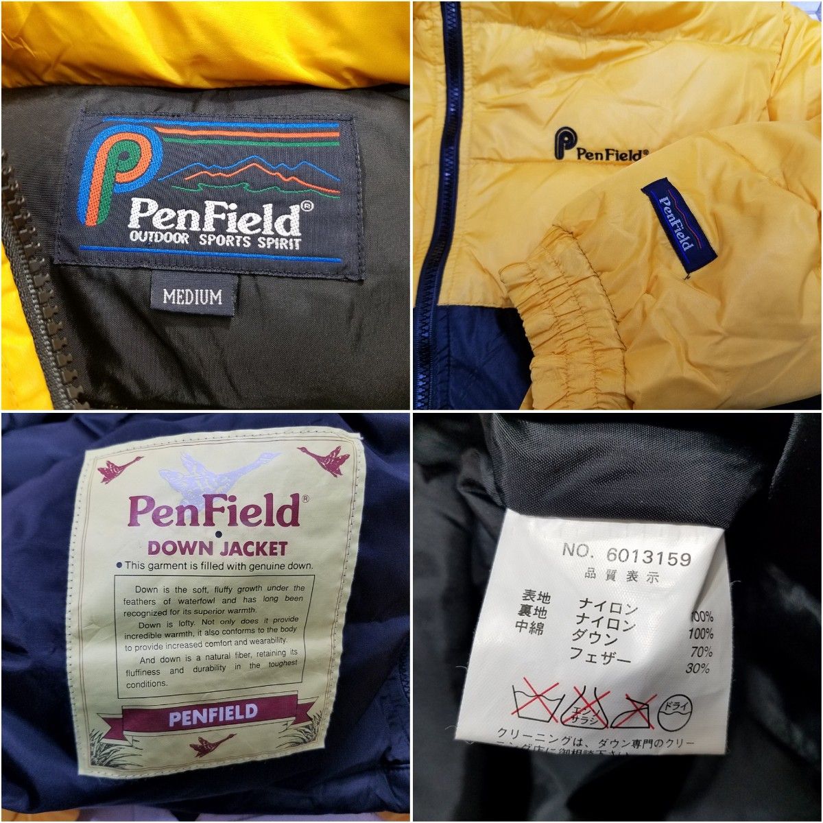 【PenField】ペンフィールド　ダウンジャケット　ボリューム　肉厚　ヌプシ　90s