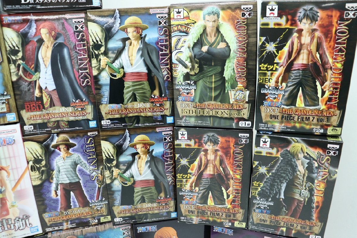 26MA●ONE PIECE ワンピース プライズ フィギュアまとめ ルフィ ゾロ シャンクス ナミ ロビン スモーカー ウタ クロコダイル サンジ 未開封_画像4