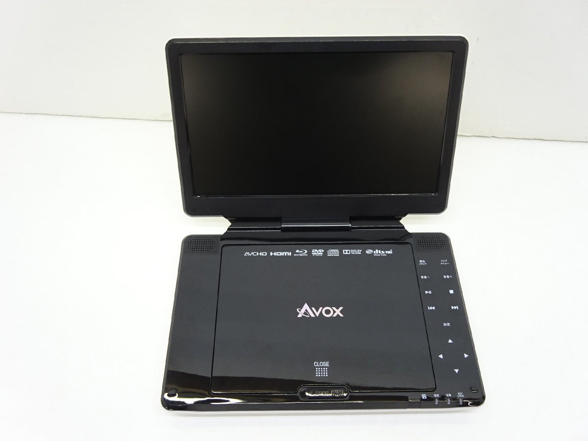 52YB●AVOX APBD-1030HW ポータブル ブルーレイディスクプレーヤー 10インチ 中古_画像4