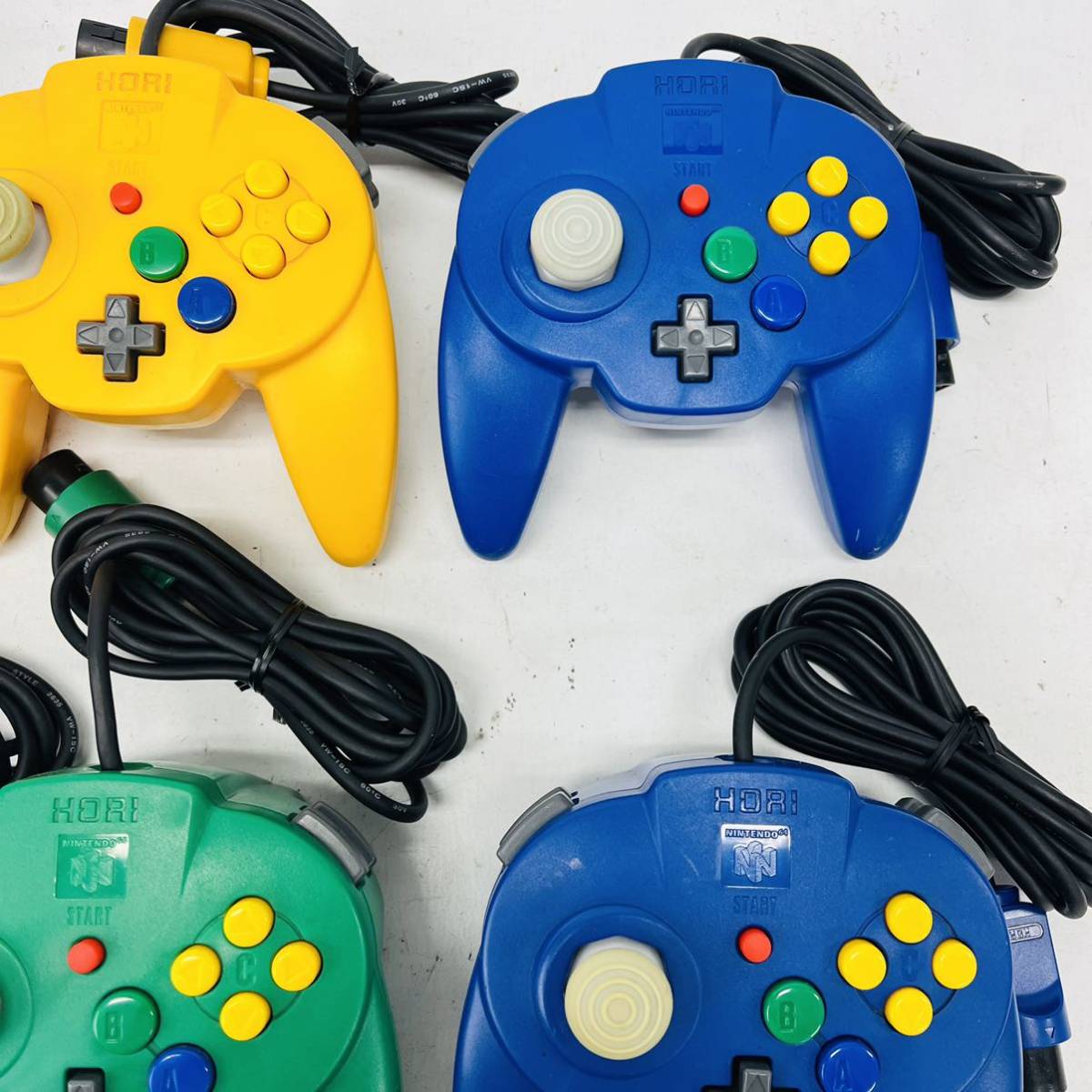 ☆1円～☆ ホリパッドミニ64 本体 まとめて 9個 セット NINTENDO64 ゲームキューブ コントローラー まとめ売り HORI PAD MINI N64 ロクヨン_画像4