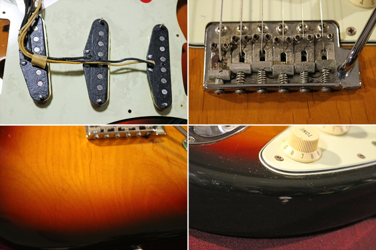 【Fender Japan】ST62-70TX（3TS）'62 Stratocaster 3-Tone Sunburst（Texas Special PU搭載／Alderボディ／ローズウッド指板）_画像9