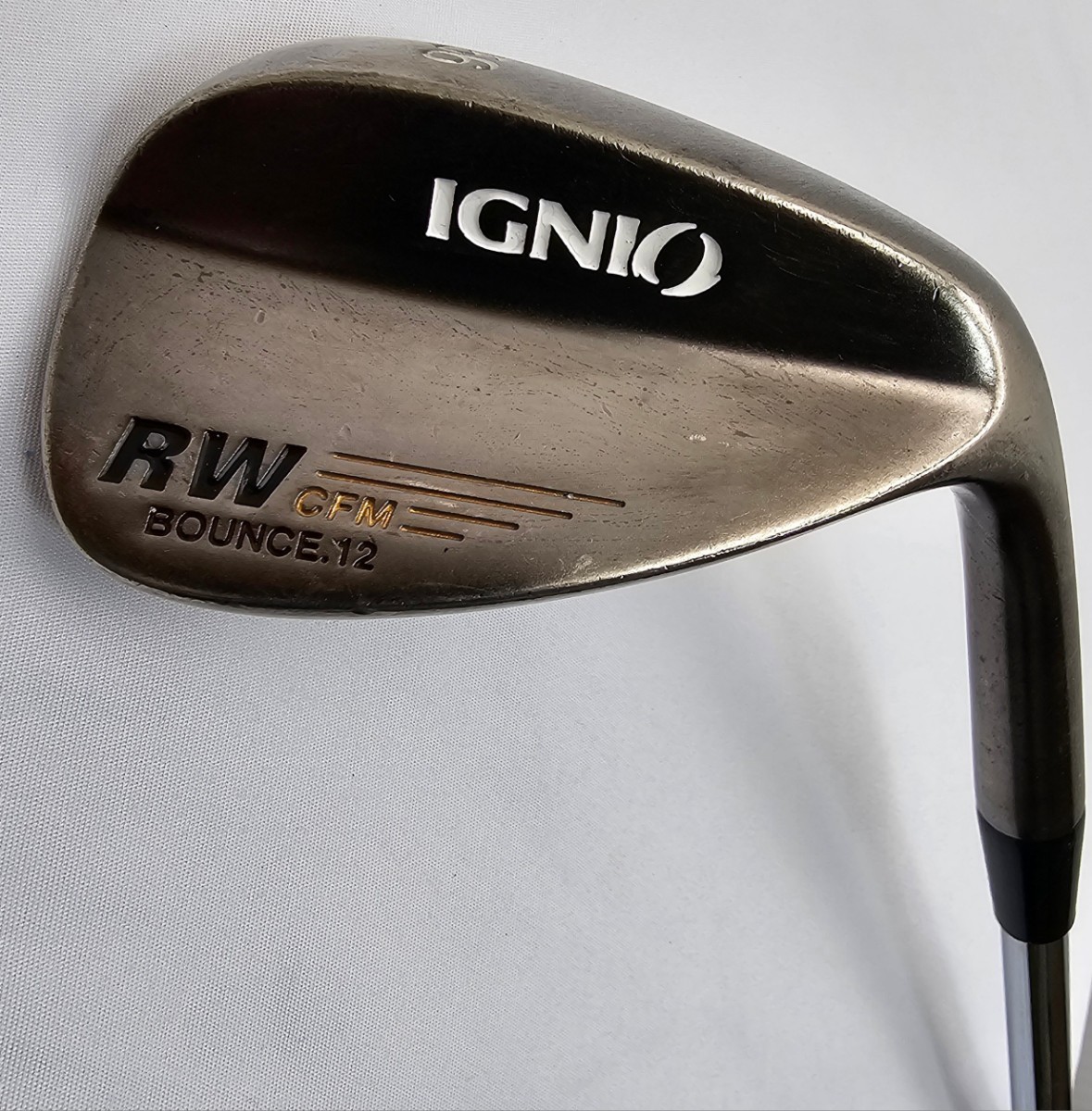 IGNIO RW CFM イグニオ ゴルフプランナー　 純正オリジナルスチールシャフト　56°　ウェッジ_画像1