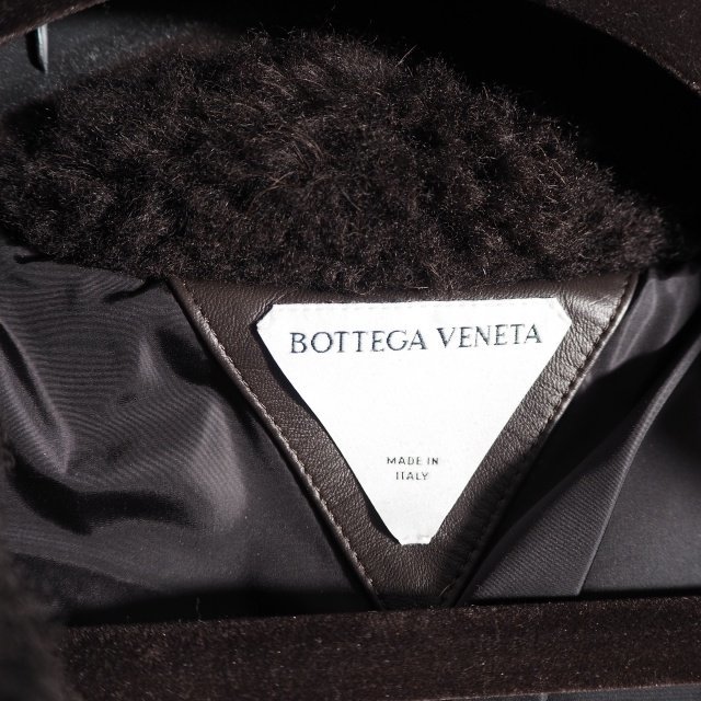 B9915P ▼BOTTEGA VENETA ボッテガヴェネタ▼ 21AW パデット シアリングジャケット フォンデンテ L / 中綿 ムートンジャケット 秋冬 rb mks_画像6