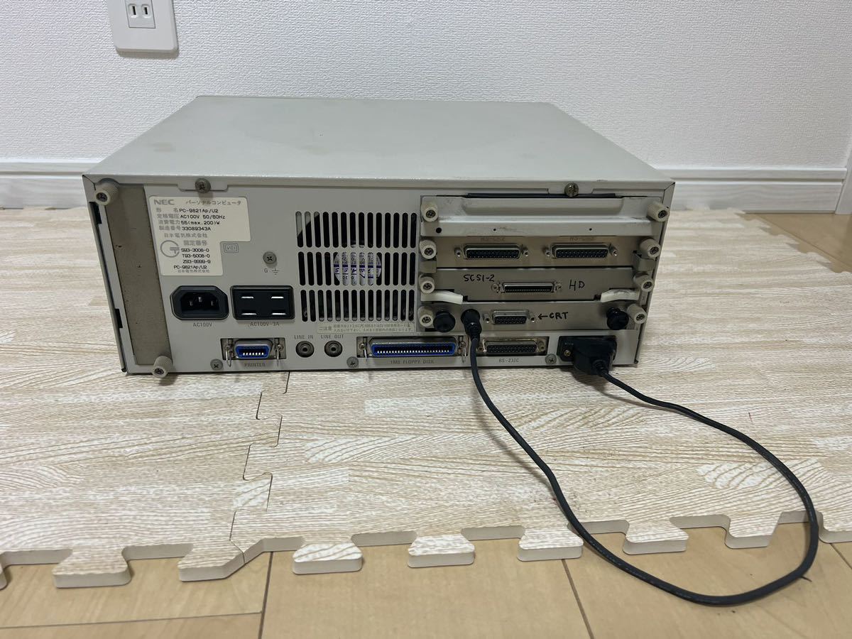 NEC パーソナルコンピューター PC-9821 AP/U2 動作未確認_画像5