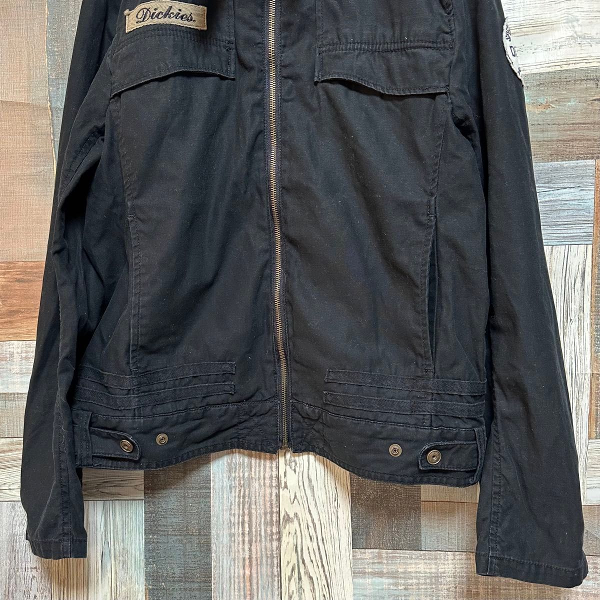 古着 Dickies ディッキーズ ジャケット アウター 黒 M Used