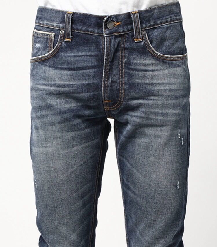 特価】限定商品☆NUDIE JEANS☆ LEAN DEANセルビッチ加工デニム