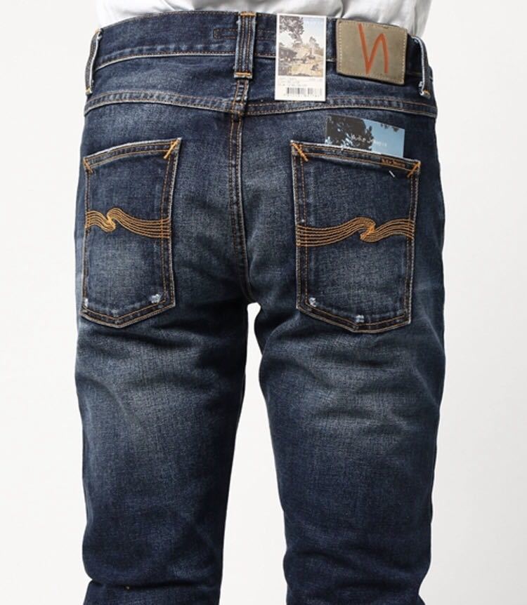 特価】限定商品☆NUDIE JEANS☆ LEAN DEANセルビッチ加工デニム