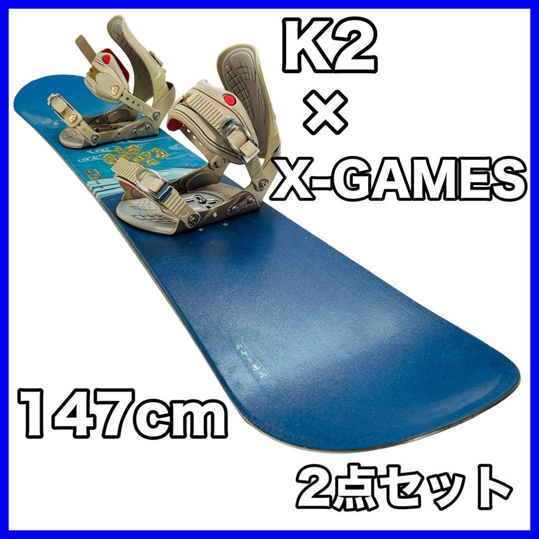 スノーボード ビンディング 2点セット K2 LUNA X-GAMES　ケーツー ルナ　エックスゲームス