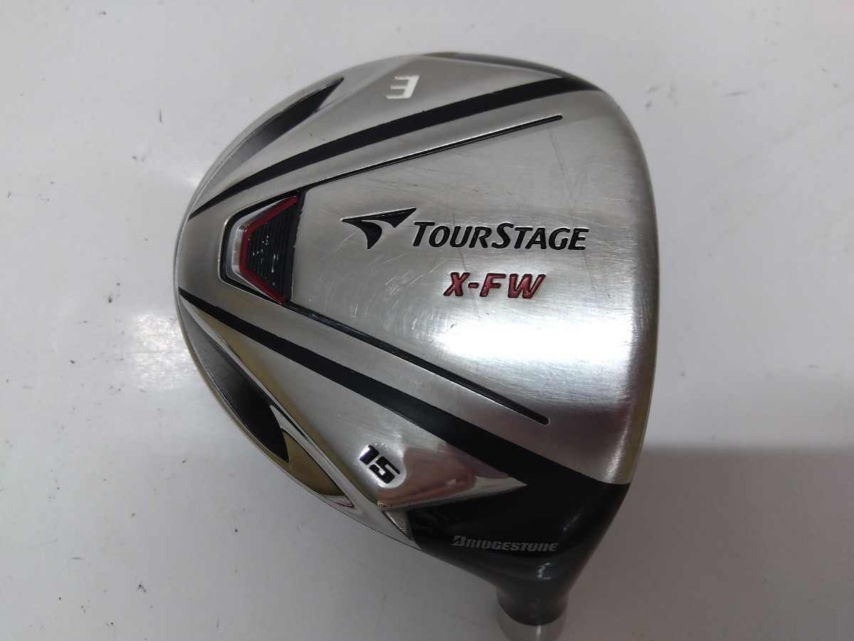 【ヘッド】FW BRIDGESTONE ブリヂストン TOURSTAGE X-FW 3W 15度 217g ツアーステージX-FW フェアウェイウッド ヘッド単品_画像1