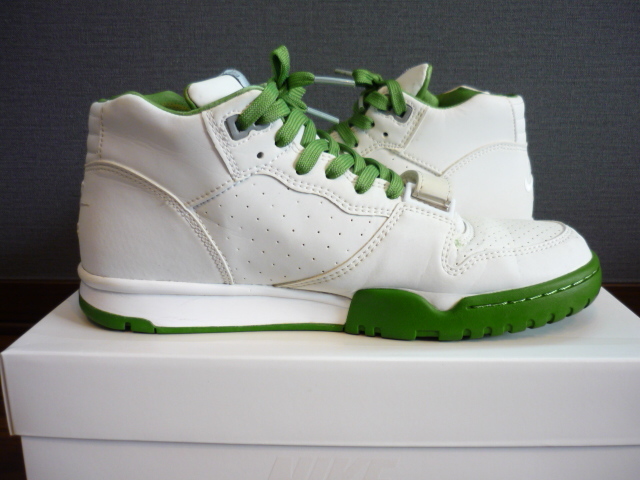 NIKE AIR TRAINER 1 FRAGMENT "WHITE CHLOROPHYLL" US9(27.0cm) ナイキ Tレイナー フラグメント 美中古_画像3