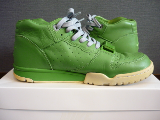 NIKE AIR TRAINER 1 FRAGMENT CHLOROPHYLL US9(27.0cm) ナイキ Tレイナー フラグメント 美中古_画像3