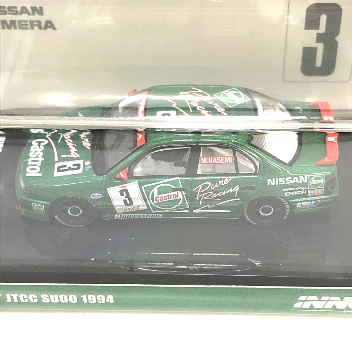 イノモデル 1/64 日産 プリメーラ(P10) #3 未開封 CASTROL PRIMERA JTCC SUGO 1994_画像4