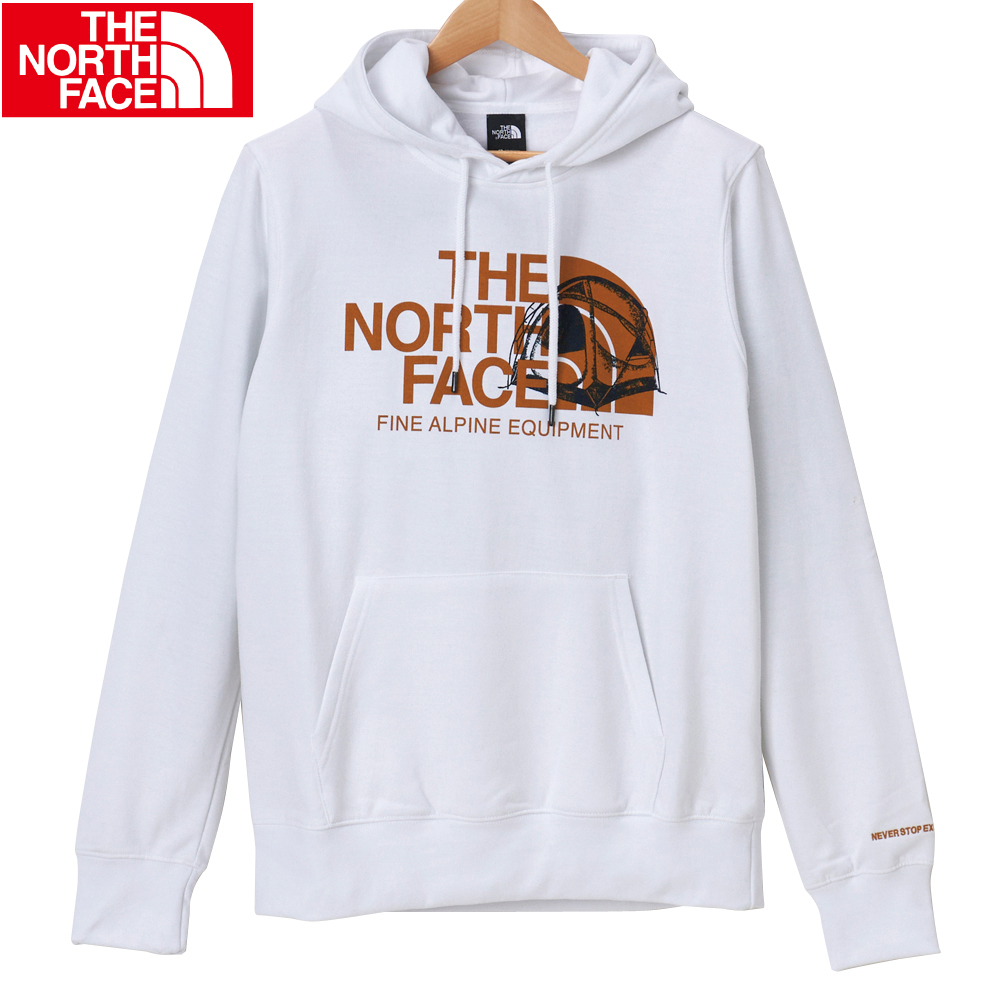 L/新品 THE NORTHFACE ザ ノースフェイス パーカー スウェット メンズ レディース ブランド 白 nf0a5j92