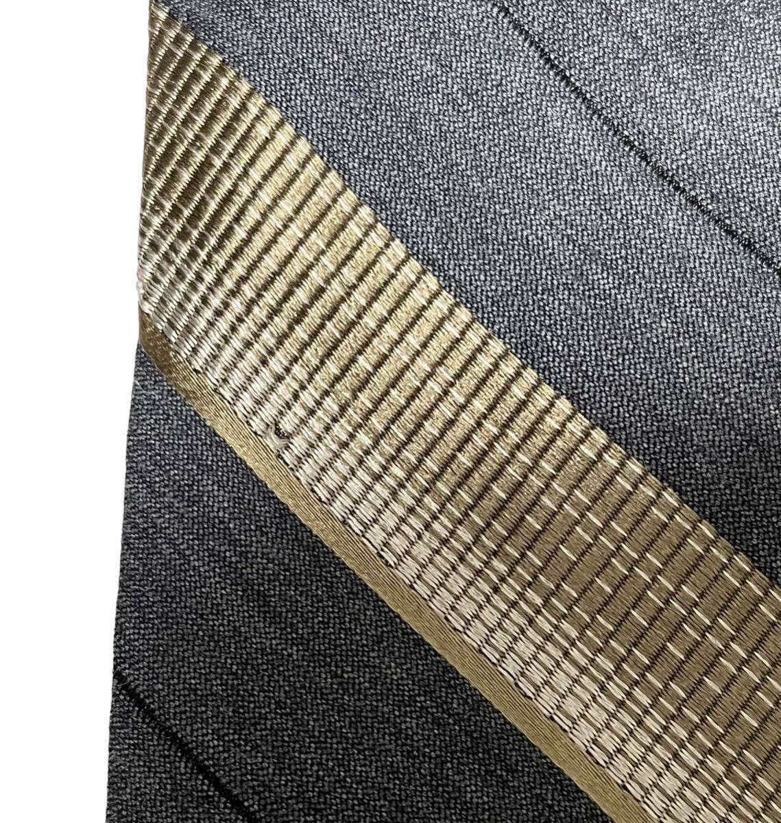 VALENTINO necktie Logo Mark embroidery reji men taru pattern stripe pattern Valentino USED used m532