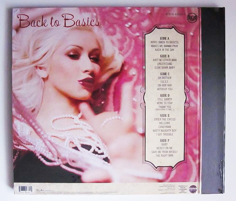初回盤 1stプレス 3枚組 レコード ★ 2006年 Deluxe Vinyl Christina Aguilera Back To Basics クリスティーナ アギレラ RCA 828768263914_画像3