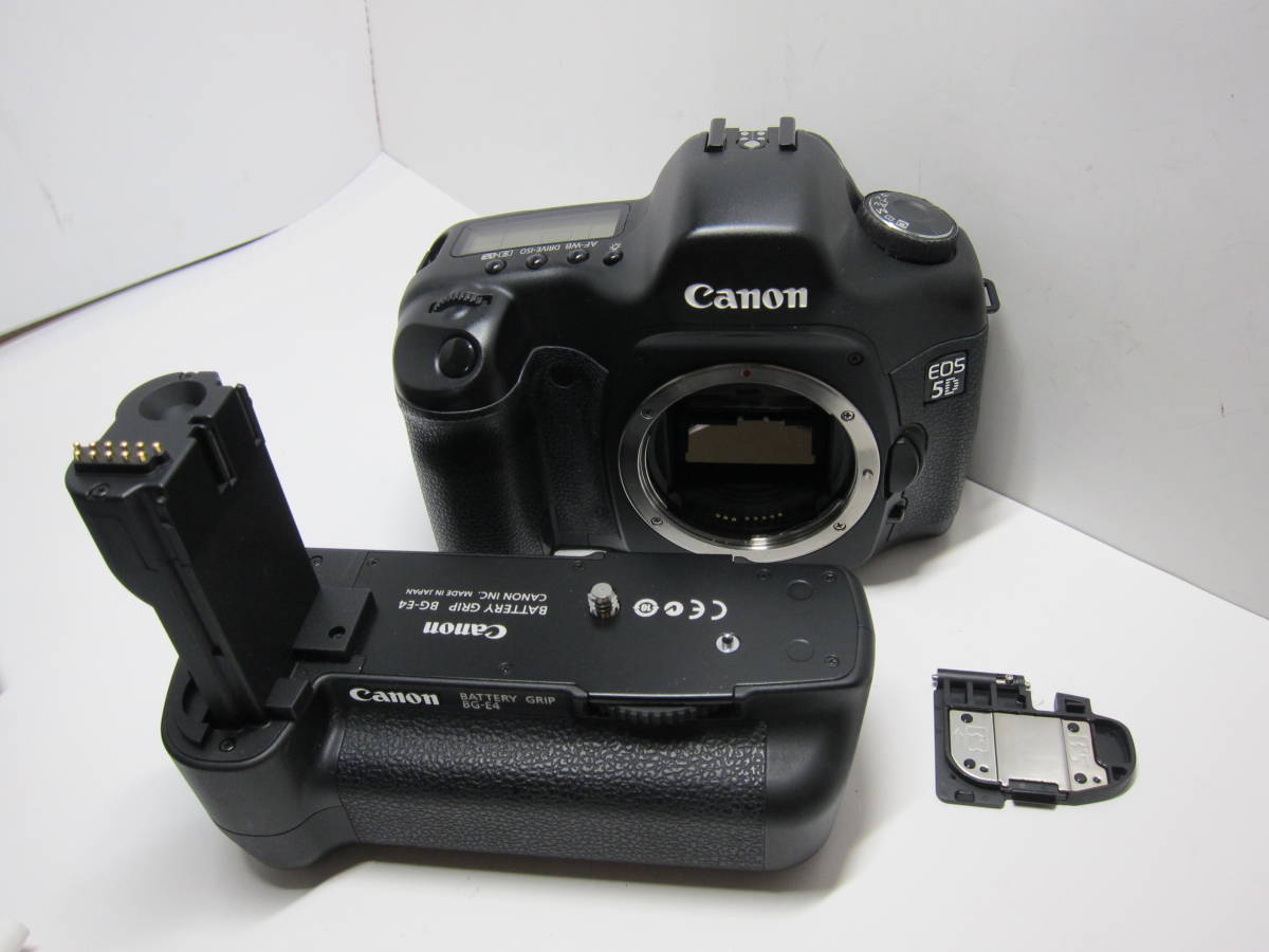 Canon EOS 5D グリップBG-E4 付き (ミラー対策済み）フルサイズ ■美品■ 10685_画像3