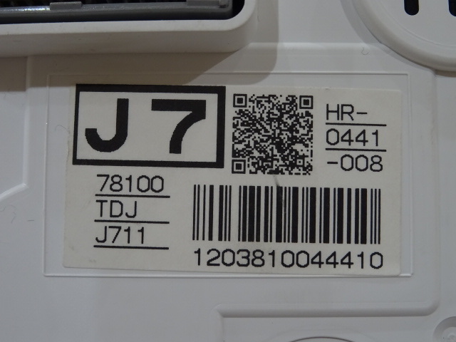 2015 ホンダ S660 JW5 アルファ スピードメーター 6MT 78100-TDJ-J711 3_画像7