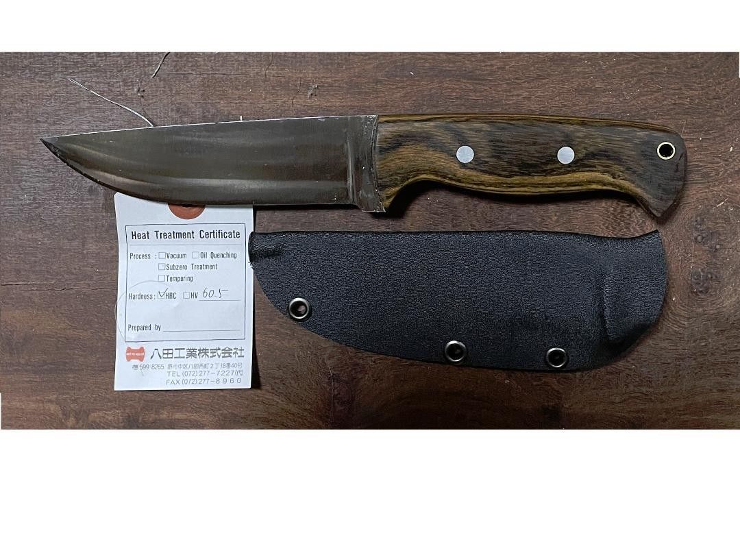 cpm 3v に匹敵 日立金属SLD-MAGIC製ナイフ ボコーテハンドル cpm 3v に匹敵 日立金属SLD-MAGIC製ナイフ ボコーテハンドル