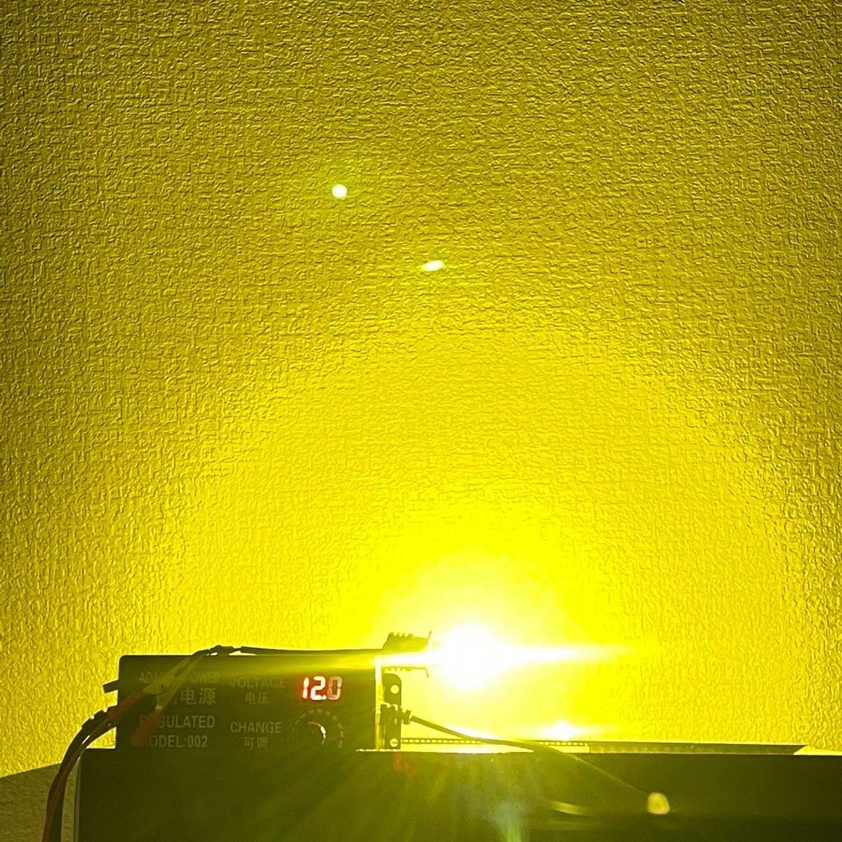 超高輝度　LED H3 2ピース 80W 2000lm×2 3000k 黄色 12V 〜 24V 爆光　フォグランプ