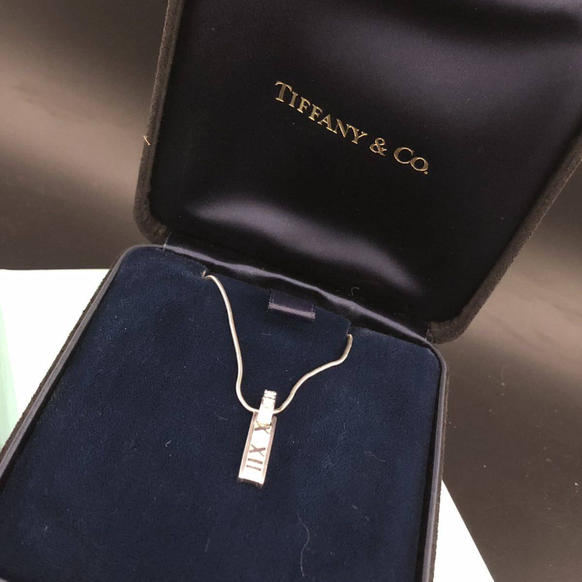 E12-0935 箱付き☆ティファニーダイヤモンドネックレス 7.4g ( TIFFANY &Co. ティファニー Diamond necklace 750 K18WG )_画像7