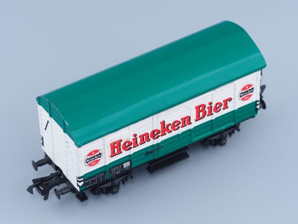 HOゲージ FLEISCHMANN ビール貨車 HEINEKEN 60年代 ブリキ製車体_画像4