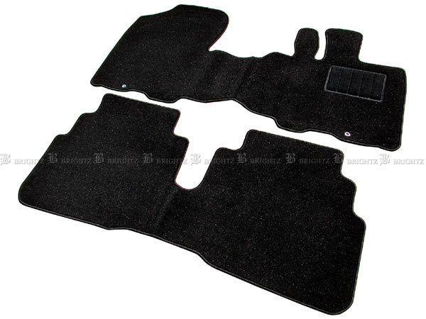 ハスラー MR92S MR52S フロア マット 2PC 止め具付き カーペット カバー ステップ スカッフ FLOOR－MAT－046_画像2