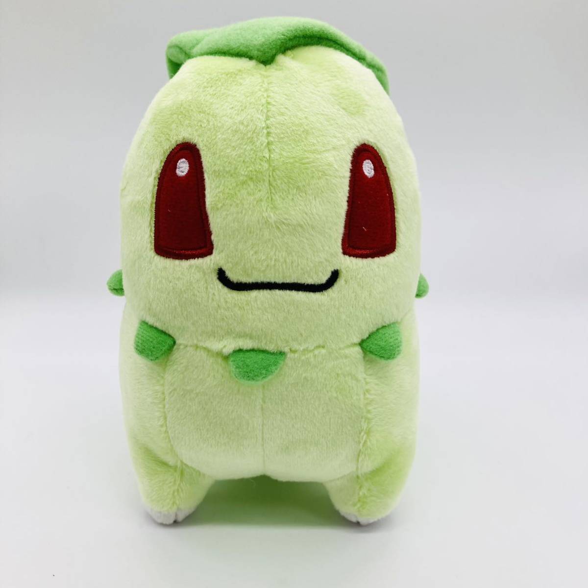 【希少☆タグ付き】ポケモンセンター スーパーひみつきちのチコリータドール(pokemon center doll Chikorita Nintendo)_画像2