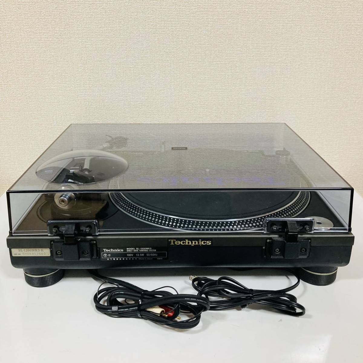 【現状品】Technics テクニクス SL-1200MK3 ターンテーブル レコードプレーヤー Turntable DJ ジャンク品_画像5