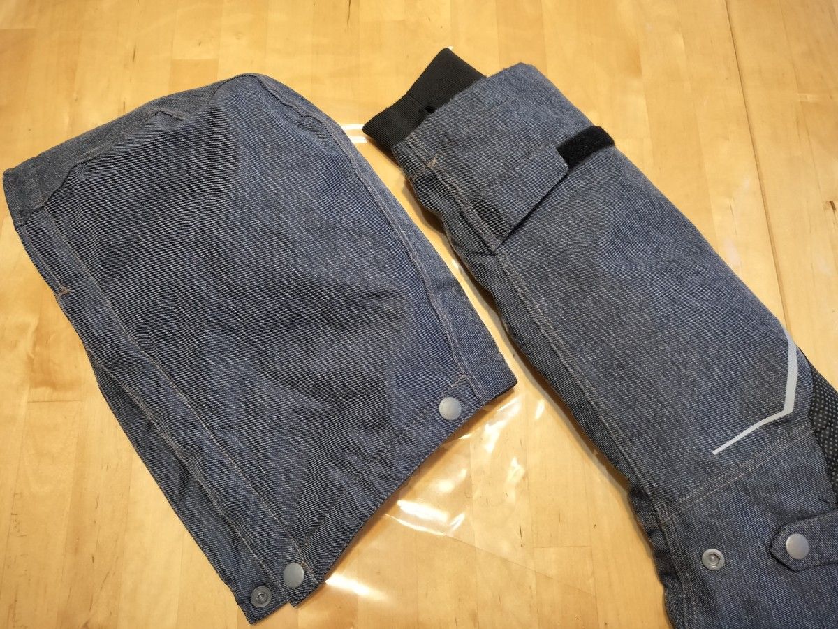 ワークマン イージス360°リフレクト透湿防水防寒 Lサイズ セット(DENIMジャケット+STRETCH STRONGパンツ)