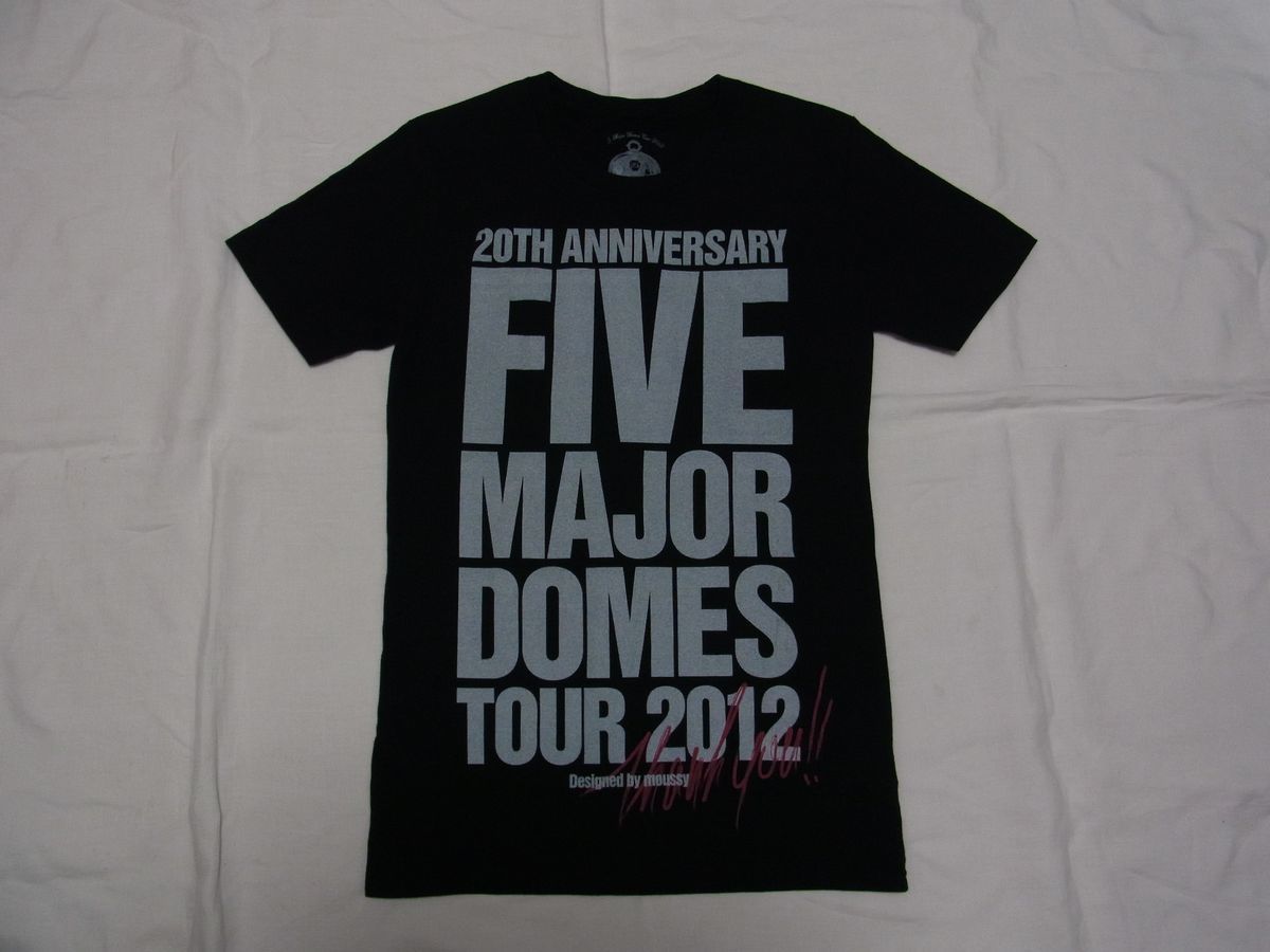 ★美品★ 安室奈美恵 20周年記念 5大ドームツアー 2012 Tシャツ size1 黒 ★古着 moussy マウジー コラボ 公式 グッズ ライブ コンサート_画像1