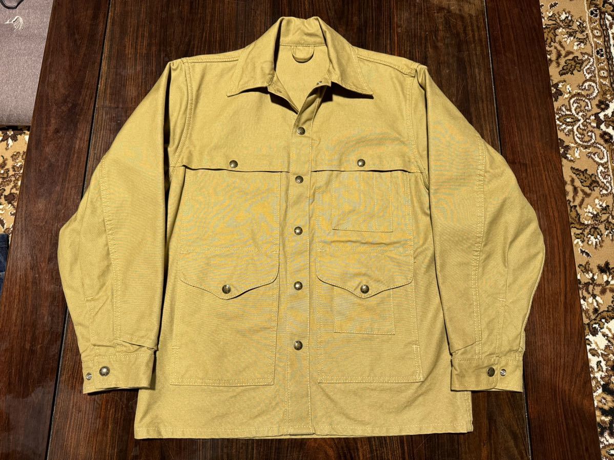 稀少 米国製 FILSON Dry Finish Tin Cloth Cruiser Jacket 稀少 米国製 FILSON Dry Finish Tin Cloth Cruiser Jacket