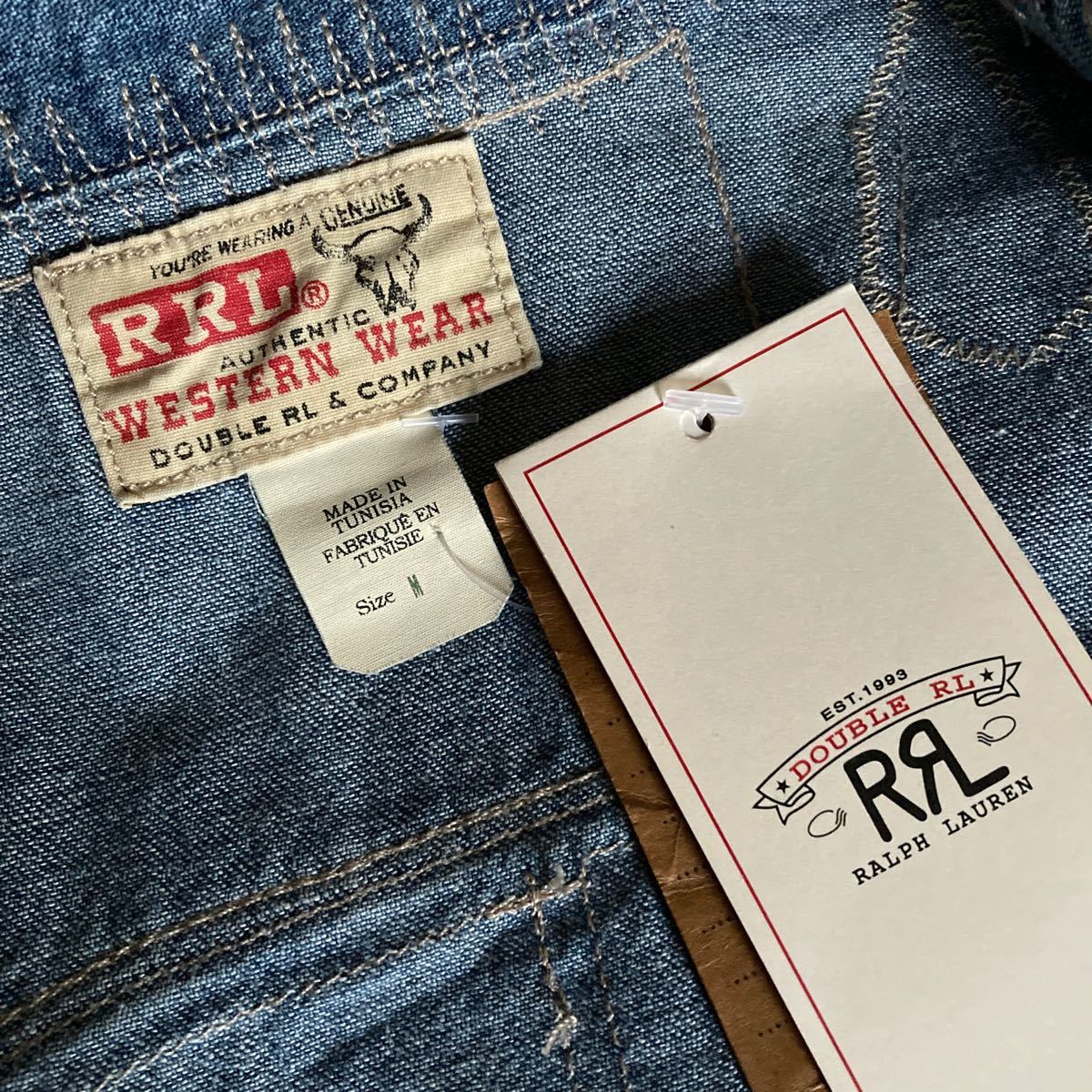 RRL ダブルアールエル ラルフローレン BORO パッチワーク ヴィンテージ加工 シャツ _画像9