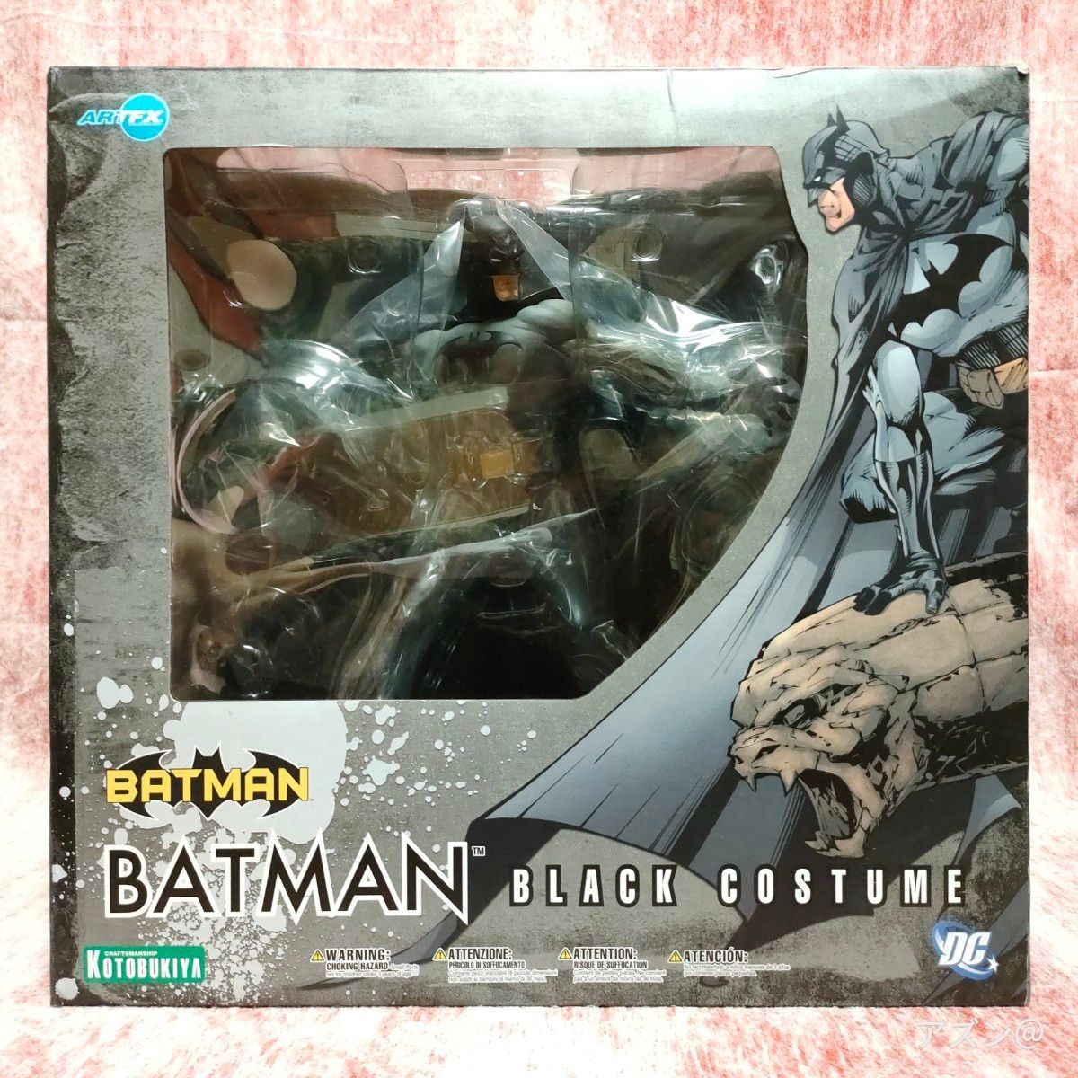 【未使用】コトブキヤ ARTFX BATMAN バットマン ブラックコスチューム 1/6スケール　フィギュア　　f036