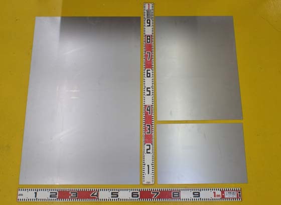 鉄 冷間圧延鋼板(光沢あり)(0.5～3.2mm厚)の(914ｘ600～300ｘ200mm)定寸・枚数販売F11_画像2