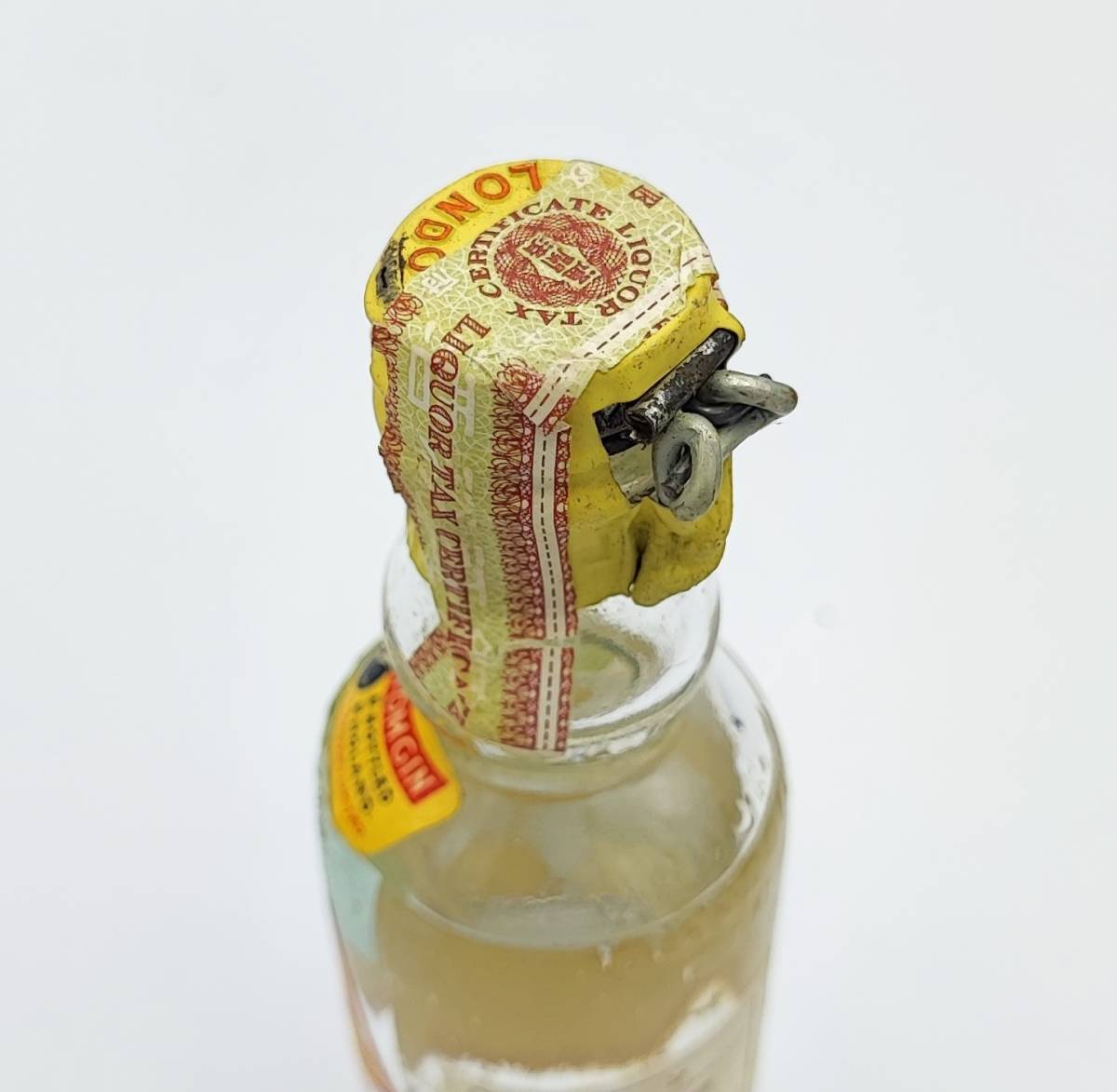 【全国送料無料】雑酒 GORDON'S SPECIAL OLD TOM GIN TIN CAP　エキス分0度　47.3度　47ml 【ゴードン オールドトム ジン ティンキャップ】