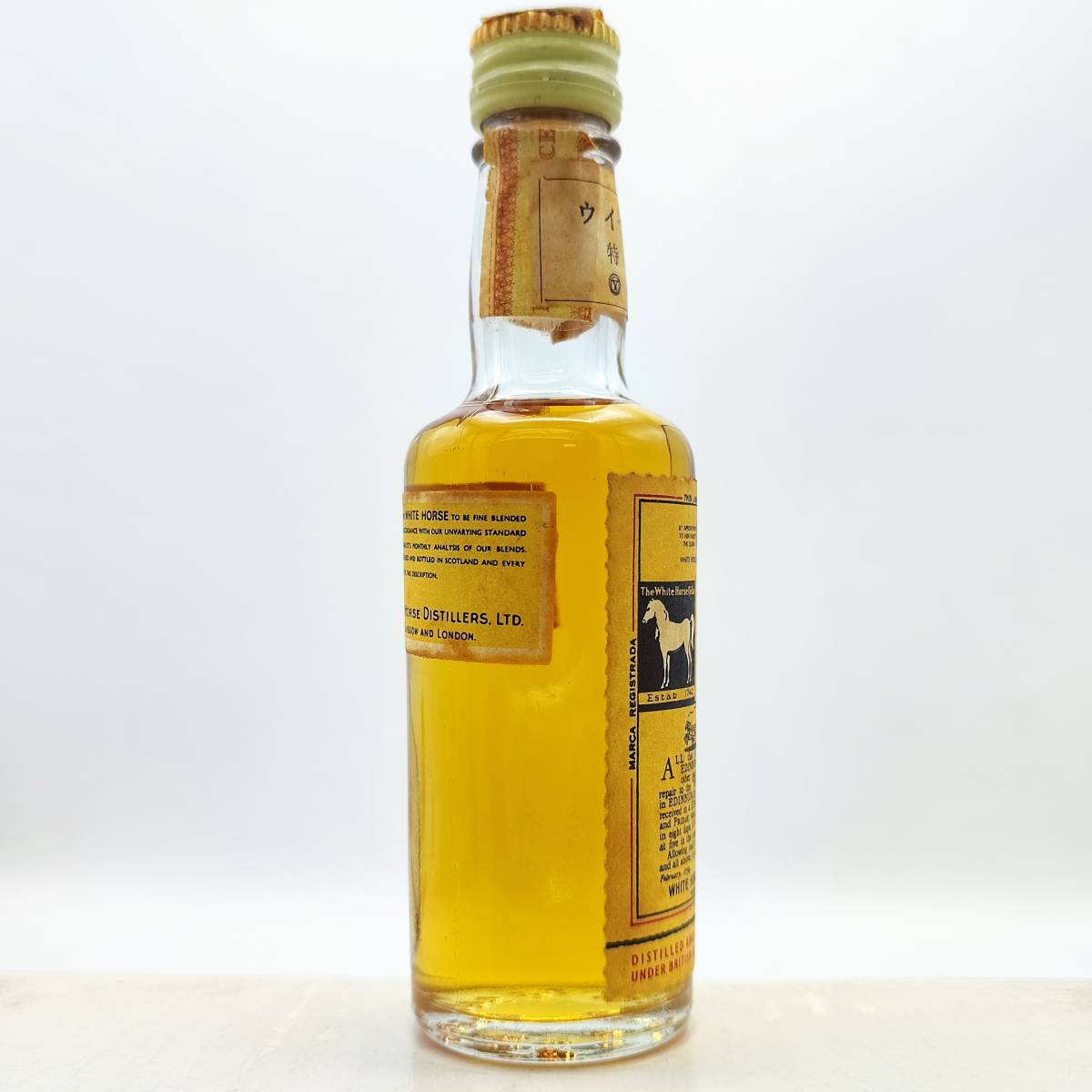 【全国送料無料】特級 WHITE HORSE Scotch Whisky　約43度　約48ml【ホワイトホース】_画像4