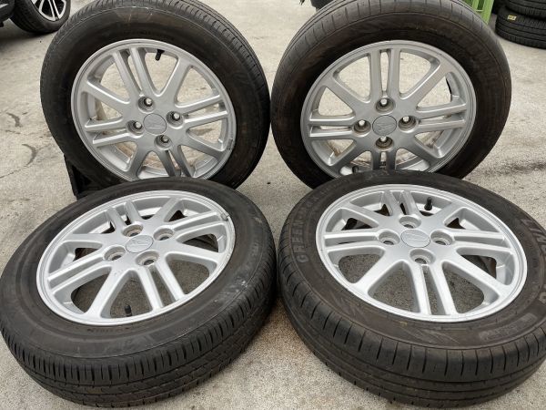 アルミホイール 　ダイハツ純正　14インチ　14×4.5J　ET45 155/65R14　112705JO_画像1