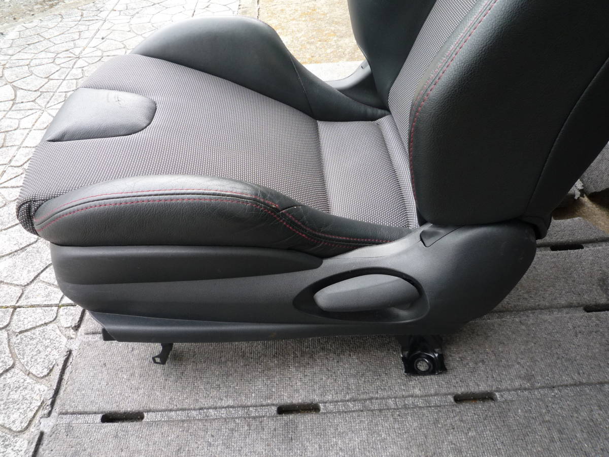 RX-8 late model RS SE3P half leather original RECARO passenger's seat bucket seat seat secondhand goods 