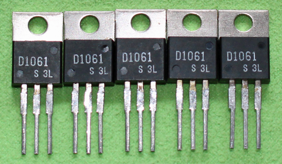 SANYO made NPN transistor 2SD1061-S 50V7A 5 piece set 