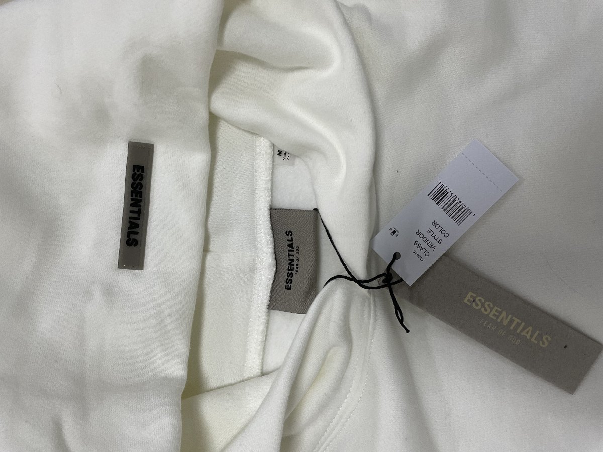 FEAR OF GOD フィアオブゴッド FOG Essentials エッセンシャルズ 上着 パーカー ホワイト 中古 M JM B1_画像5