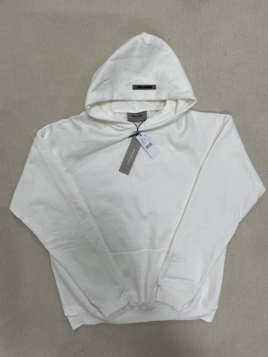 FEAR OF GOD フィアオブゴッド FOG Essentials エッセンシャルズ 上着 パーカー ホワイト 中古 M JM B1_画像2