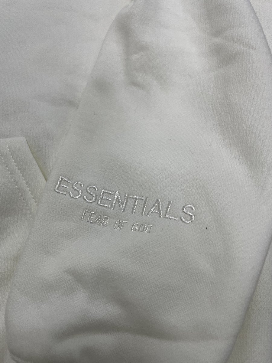 FEAR OF GOD フィアオブゴッド FOG Essentials エッセンシャルズ 上着 パーカー ホワイト 中古 M JM B1_画像3