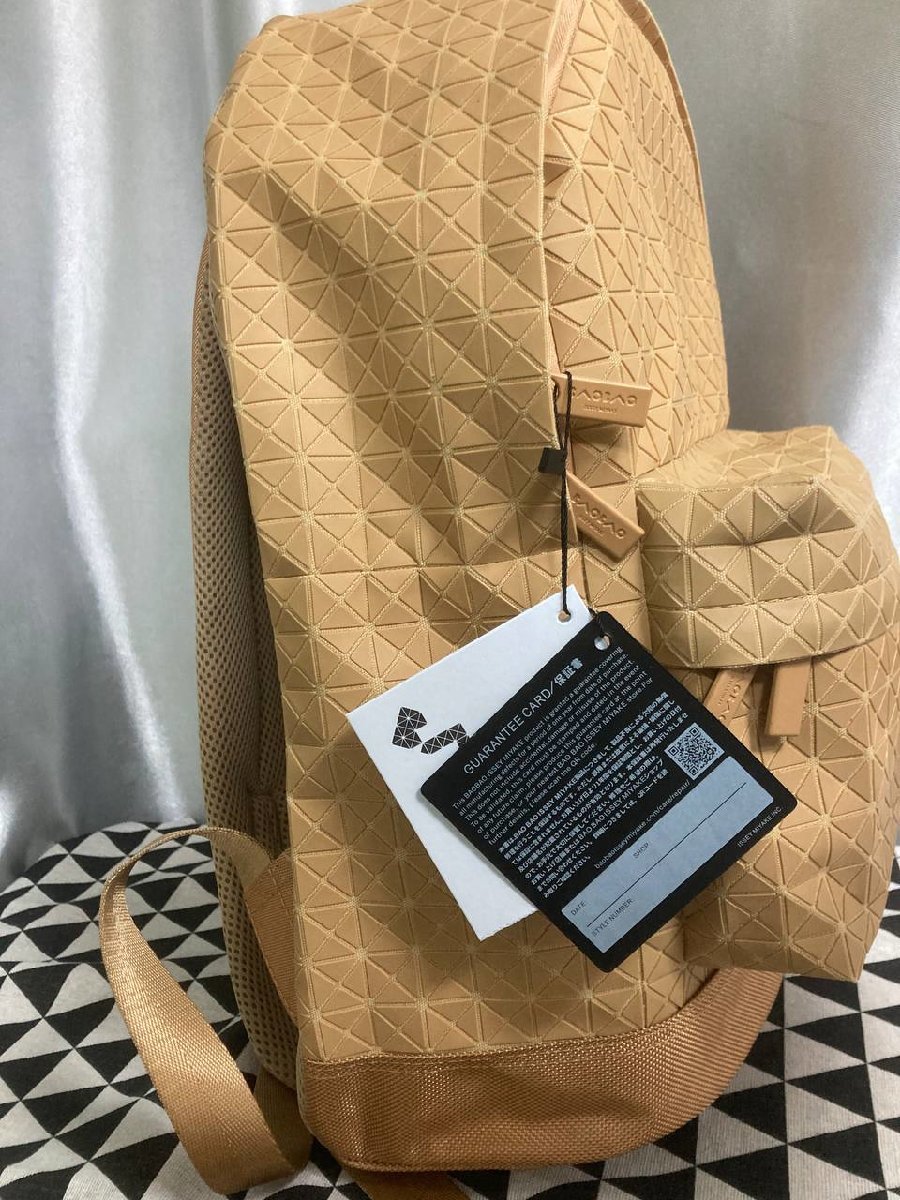 BAO BAO ISSEY MIYAKE バオバオ イッセイミヤケ Bag Backpack バックパック リュック カーキ 中古 J2N 1_画像5