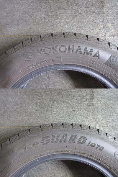 G1651 ②★冬★2021年製★175/65R14 82Q YOKOHAMA ice GUARD iG70 2本セット_画像3